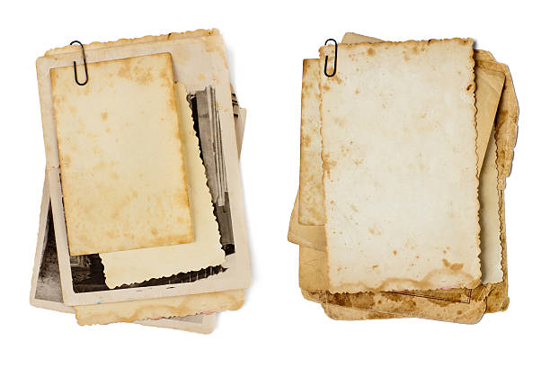 istock old photos bunch isolated as a background for your photo 135018271