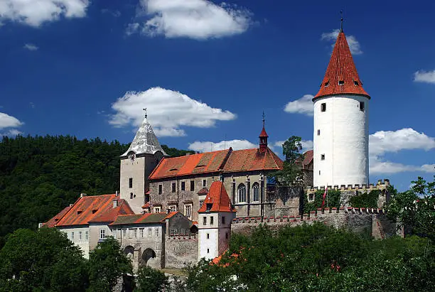 The castle Krivoklat in the Czech republic