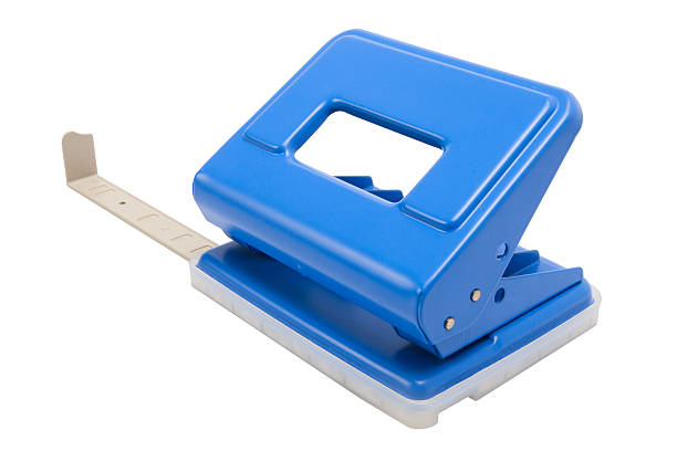 blue hole puncher stock photo