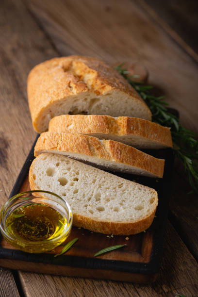 istock Ciabatta with rosemary and olive oil 1350197345