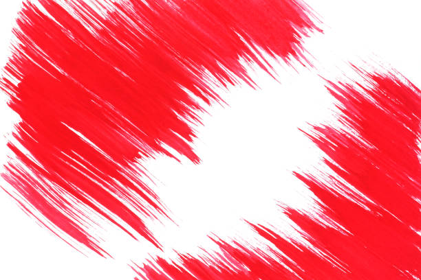 illustrations, cliparts, dessins animés et icônes de pinceau ou rayures d’aquarelle rouge-rose sur fond blanc,couleur abstraite,aquarelle abstraite - paintbrush wallpaper brush paper creativity