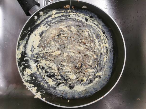 istock Sticky fry pan 1350205823