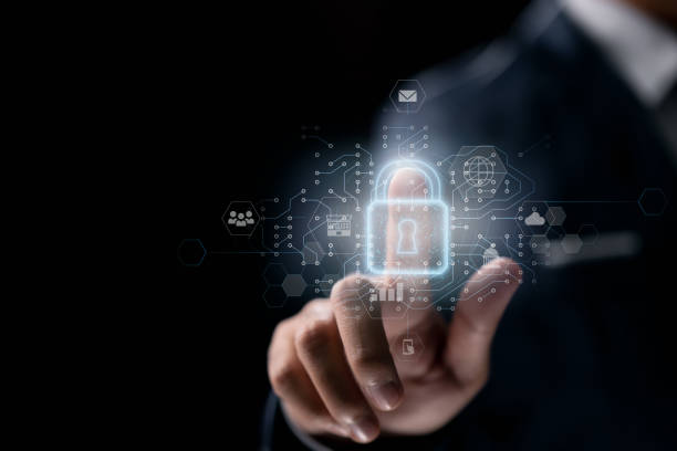 istock The concept of network security, computer security, and data security is used to protect your data. Anonymous hacker commits cybercrime. 1350209108
