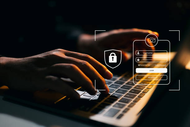 istock Digital crime prevention by anonymous hackers, personal data security, and banking and finance are all important aspects of cybersecurity. 1350209120