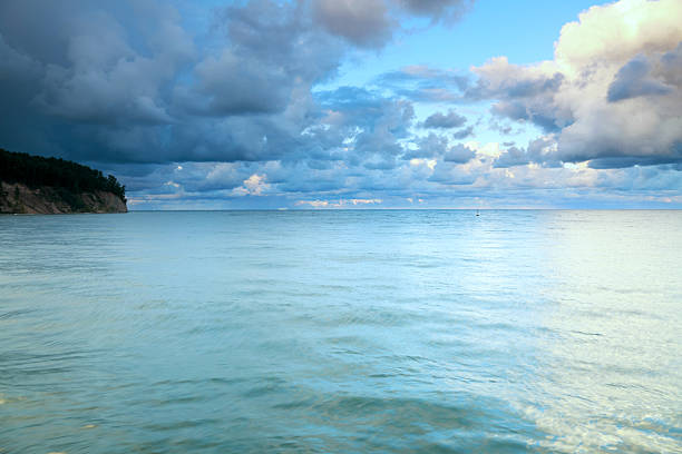 istock Blue sea sky, storm, tempest 135022107