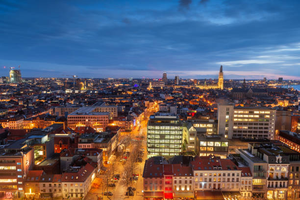 istock Antwerp, Belgium Cityscape 1350227348
