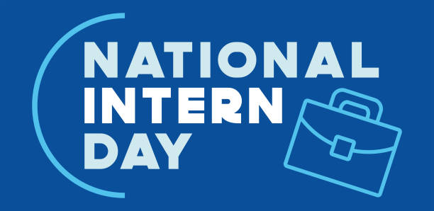 International event, National Intern Day, Vector template International event, National Intern Day in vector format national landmark stock illustrations