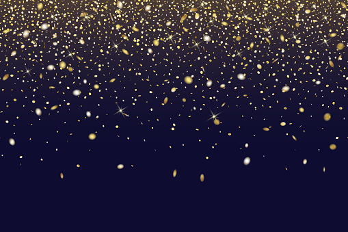 Vector glitter background. Carefully layered and grouped for easy editing. The illustration is designed to make a smooth seamless pattern if you duplicate it horizontally to cover more space.