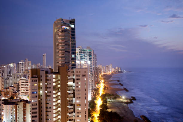 Boca Grande Cartagena stock photo