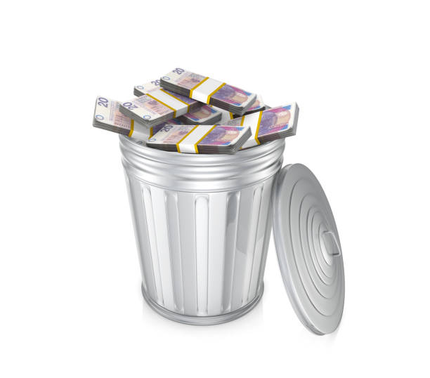 istock Zloty money garbage trash 1350264689