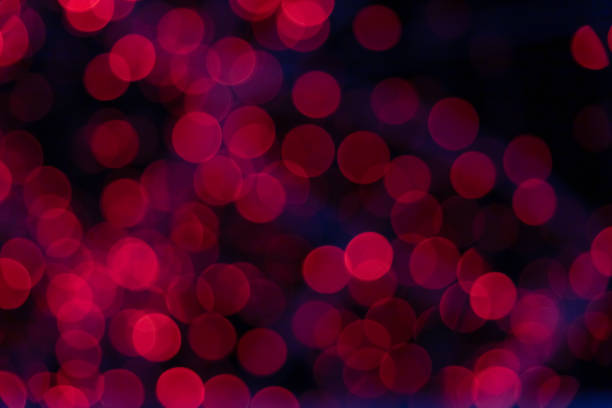 istock horizontal festive background with red bokeh and space for text 1350266922