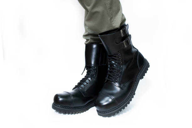 istock mens shoes black isolated on white background 1350272066