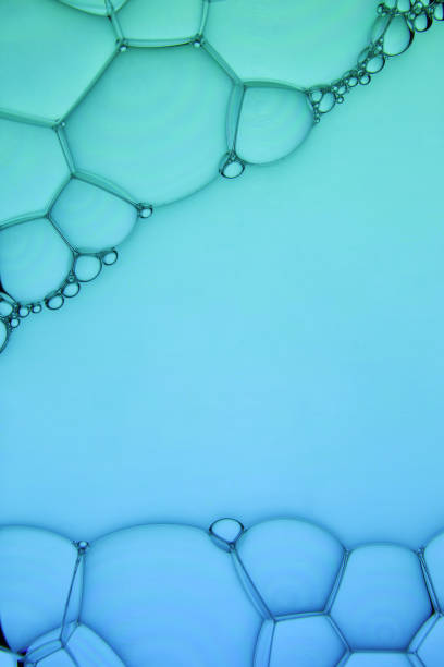 istock Abstract background of soap bubbles on gradient background 1350276845