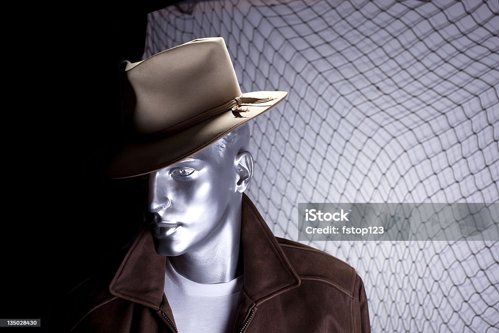 Hombre con sombrero y una chaqueta de vestir - Foto de stock de 1950-1959 libre de derechos