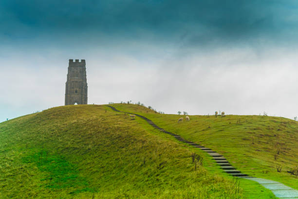 istock St Michael's Tower on Glastonbury Tor 1350307957