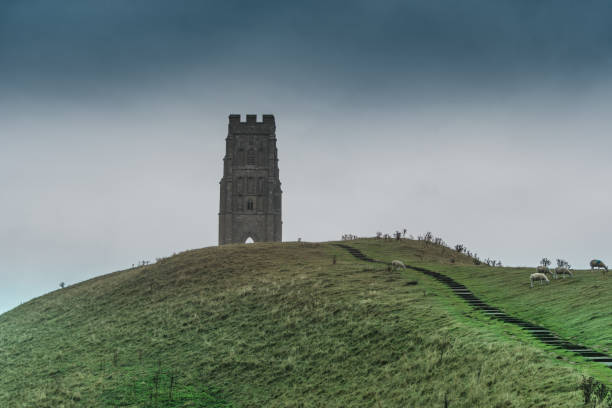 istock St Michael's Tower on Glastonbury Tor 1350308723