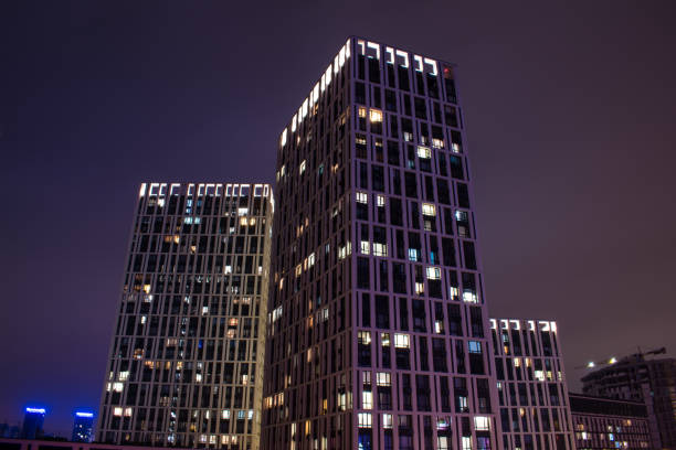 istock Residential complexes near Slavutich metro station 1350309609