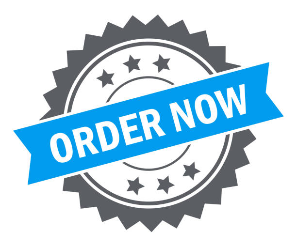 istock Order Now - Stamp, Imprint, Seal Template. Grunge Effect. Vector Stock Illustration 1350314444
