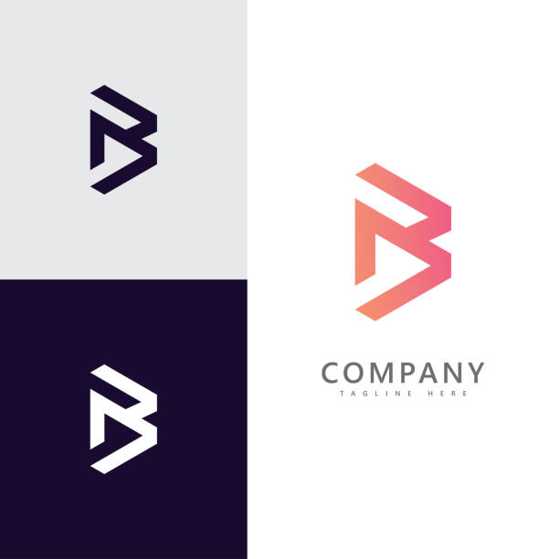 Letter B. Emblem, logo and identity icon templates Letter B. Emblem, logo and identity icon templates letter b stock illustrations