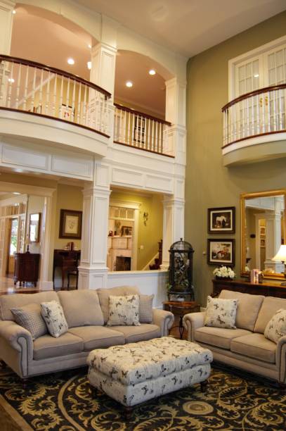 istock Two Story Living Room 1350341757
