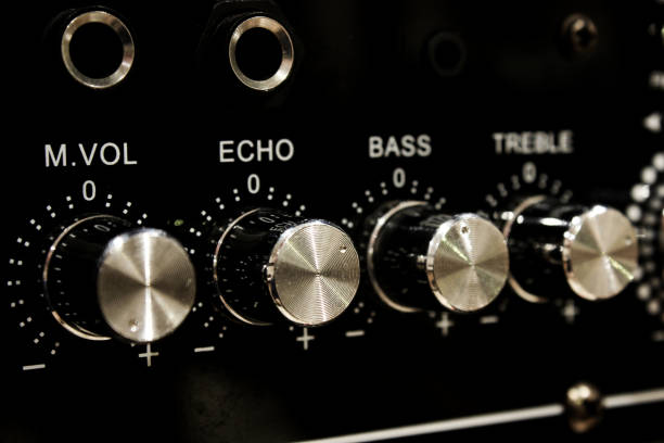 istock Control button of volumn, echo, bass 1350346952