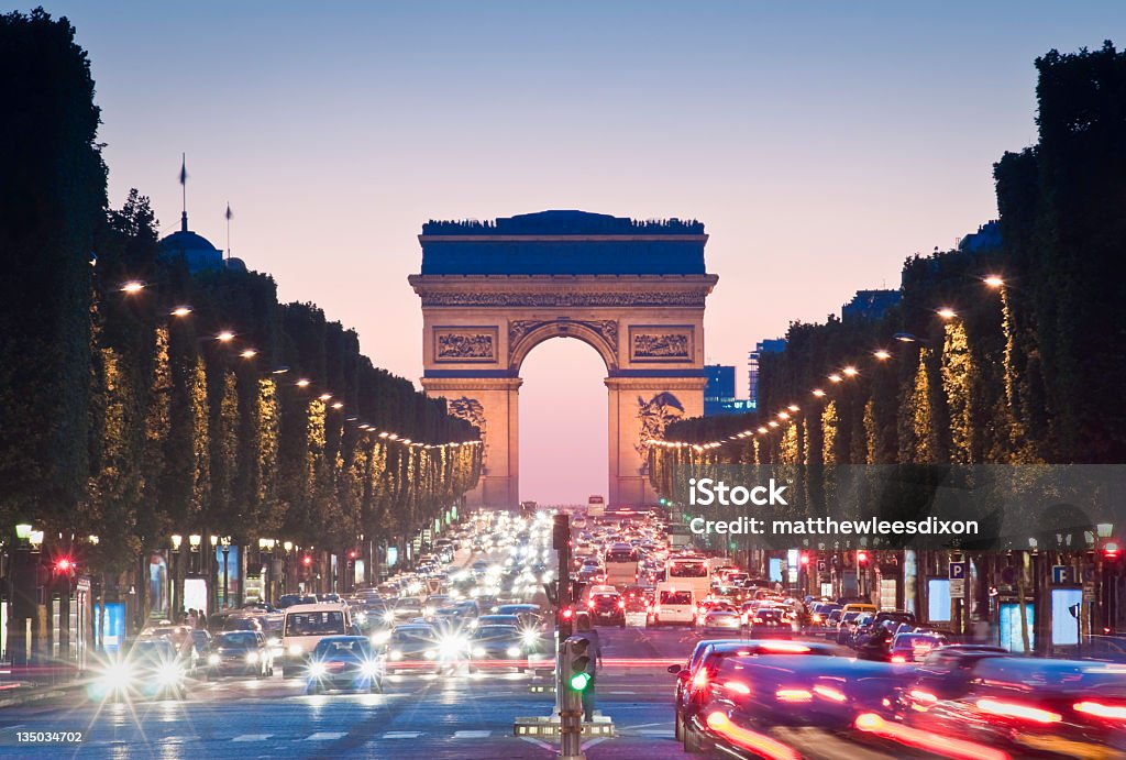 Paris, Arc de Triomphe - Lizenzfrei Paris Stock-Foto