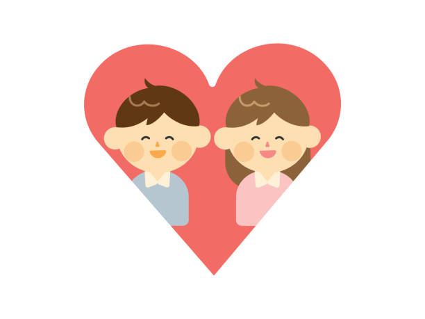 1,208 Two People In Love Cartoon Illustrations & Clip Art - iStock