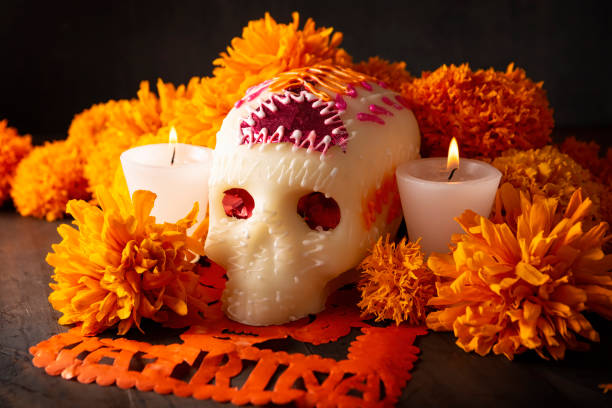 istock altar day of the death close up 1350357385