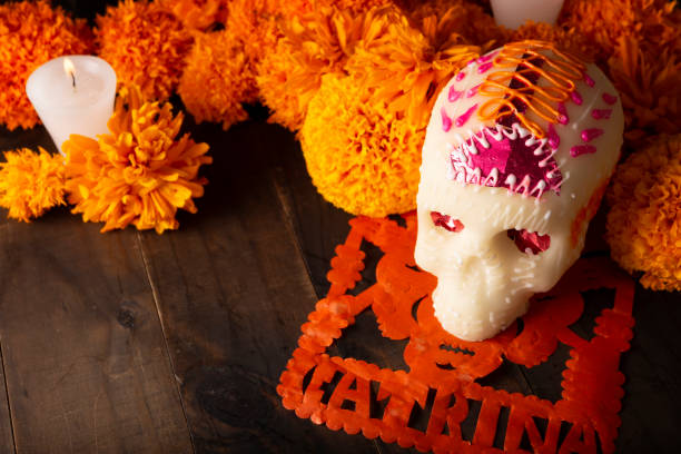 istock sugarskull day of the dead 1350357419