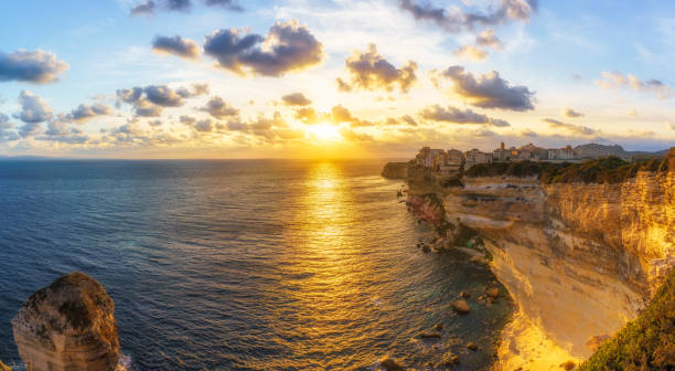 istock Landscape with Bonifacio, Corsica 1350362086