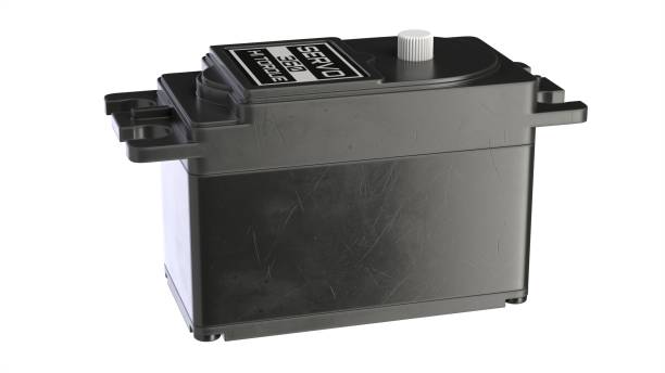 istock 3D illustration of Servo motor isolated on white 1350367026