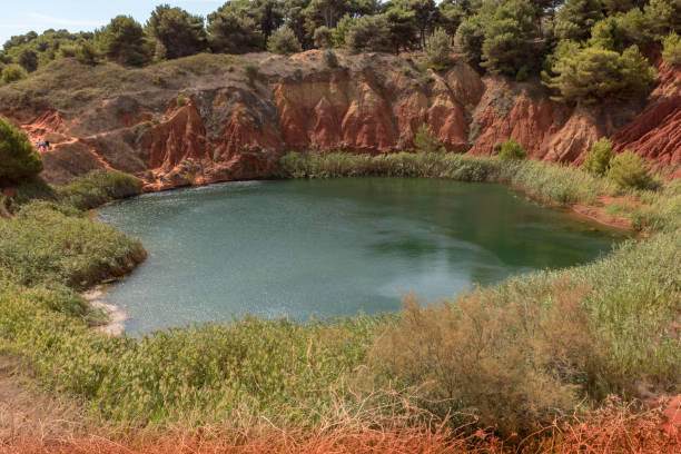 istock Otranto Puglia bauxite lake 1350372807