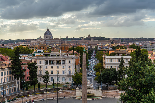 City view in Rome, Italy