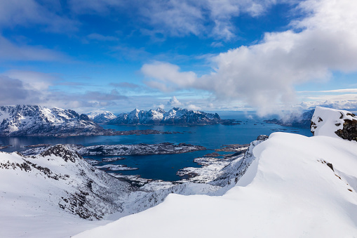 Winter, Norway, Svolvaer, Lofoten and Vesteral Islands, Lofoten