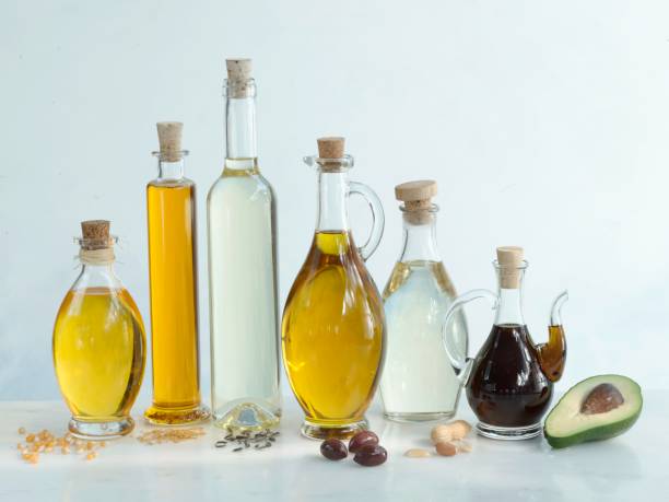 various oils - avocado oil bildbanksfoton och bilder