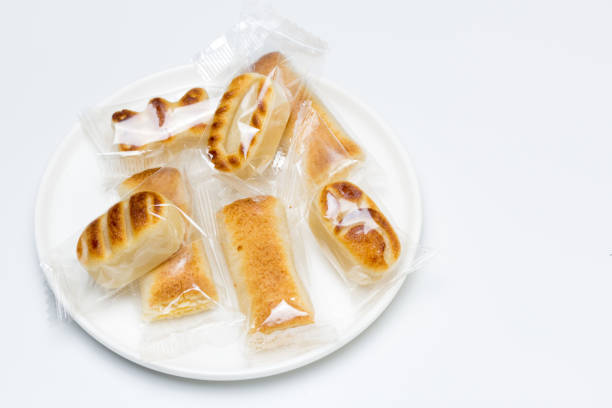 istock Marzipan figurine in plastic bag for protection 1350395695