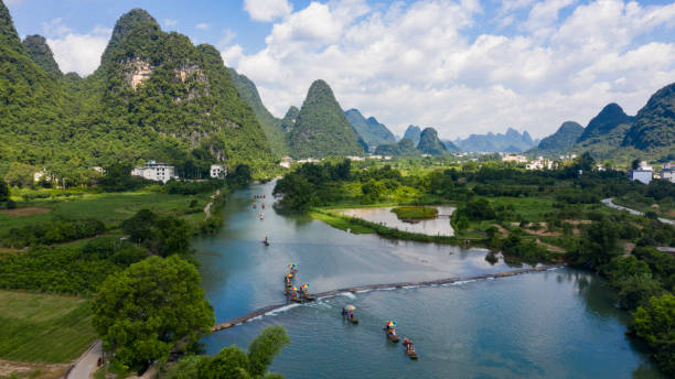 guilin lijiang - guilin foto e immagini stock