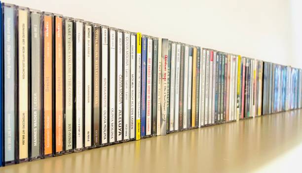istock Row of music CDs 1350405732
