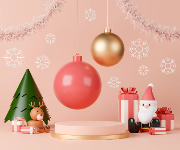 istock Christmas day 3d illustration. 1350412027