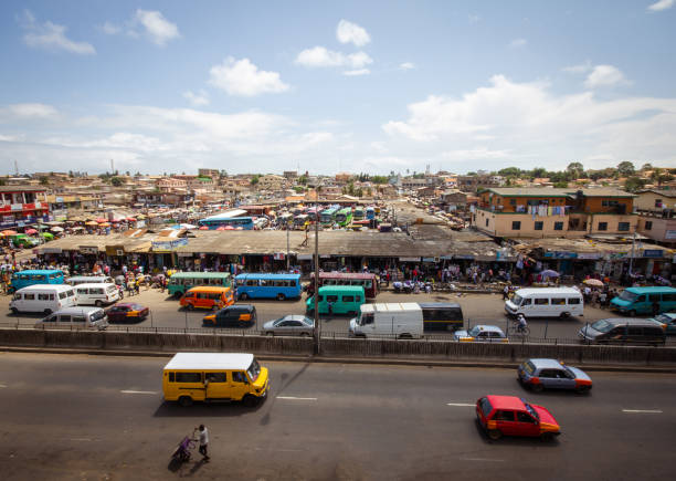 a street in Ghana a street in Ghana ghana photos stock pictures, royalty-free photos & images