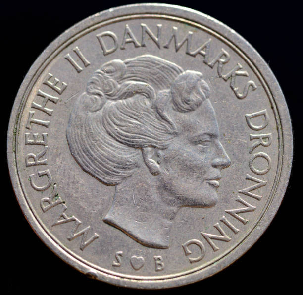 istock 1979 Danish 1 Kroner coin obverse side 1350415244