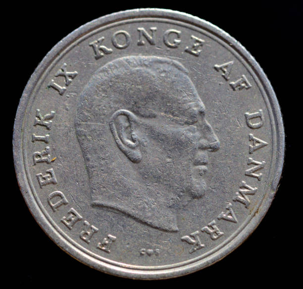 istock 1968 Denmark 1 Kroner coin obverse side 1350415464