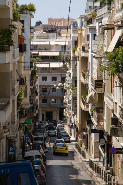 istock Street in Athens 1350418442