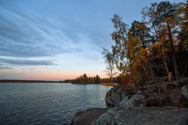 istock In Monrepo (Mon Repos) park. Autumn landscape. Vyborg. 1350420040