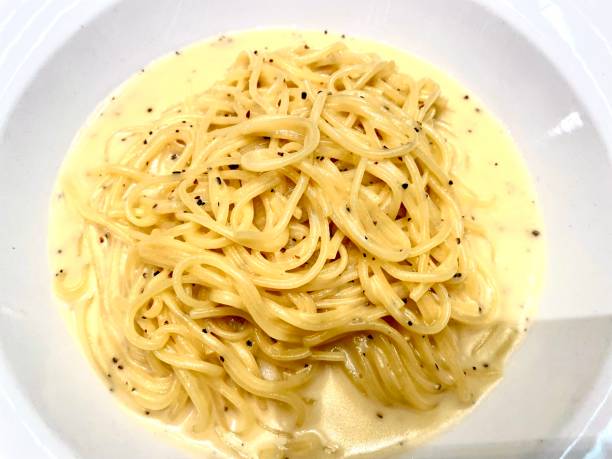 istock Tagliolini with Pecorino Cheese Sauce & Crushed Black Pepper 1350421411