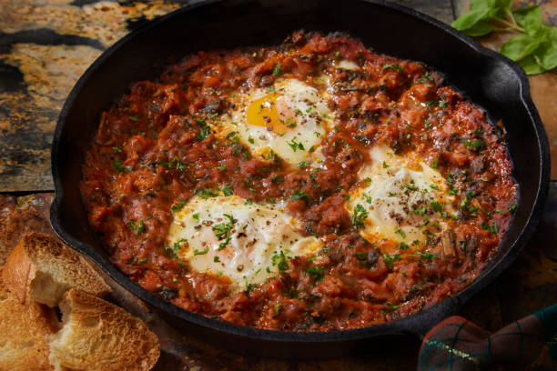 istock Italian Style Eggs in Purgatory 1350427239