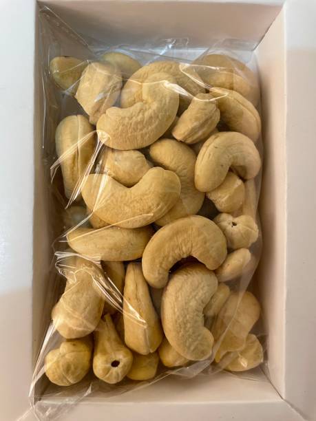 istock Delicious Cashew Nuts in plastic cover 1350431849