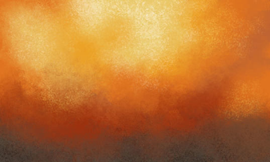 Abstract autumn red orange background with soft transitions. Smoky orange autumn rust-colored background