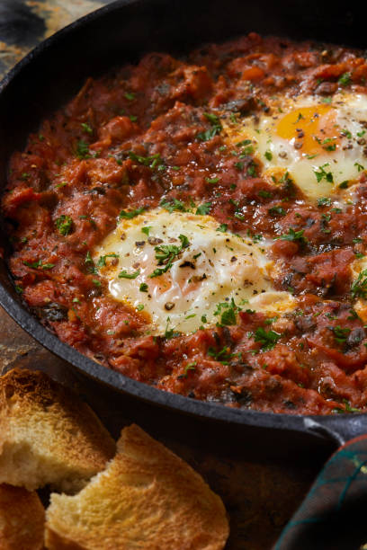 istock Italian Style Eggs in Purgatory 1350433820