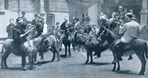 Fun in the East End of London, England. Various Street events for the working class. Recreational time.